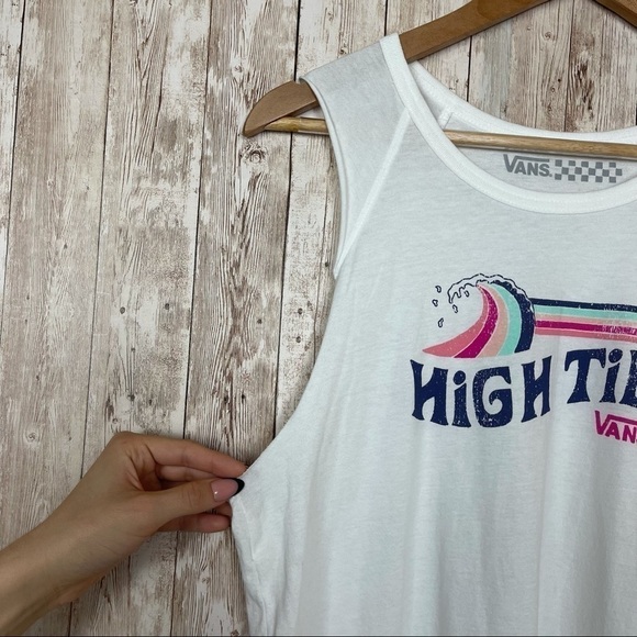 Vans High Tide Lightweight Muscle Tank Sz Large - Picture 4 of 8